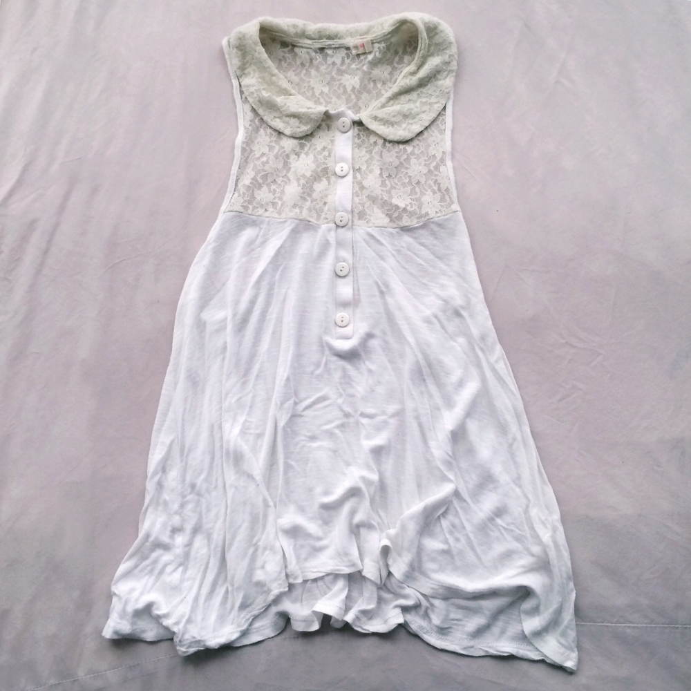 Urban Outfitters Pins Needles Peter Pan Lace Tank